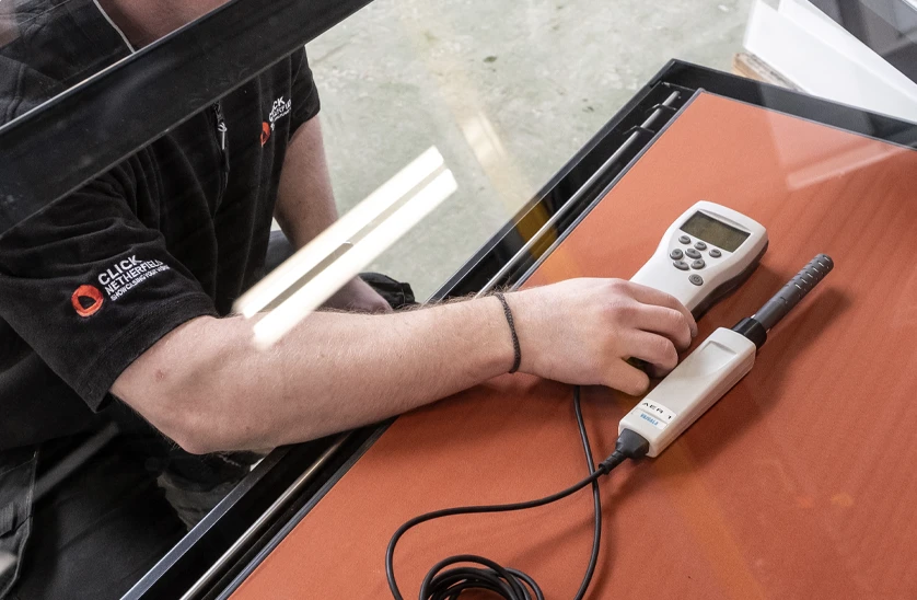 rigorous air exchange testing of cases